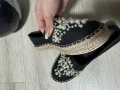 Еспадрили с камъни и перли, снимка 2