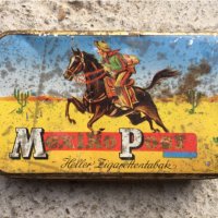 стара метална табакера, кутия за тютюн /цигари/ - GERMANY , снимка 1 - Антикварни и старинни предмети - 38654008