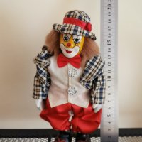порцеланов клоун с дрехи, снимка 1 - Колекции - 41023280