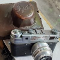 Стар съветски фотоапарат Зоркий 5, снимка 3 - Антикварни и старинни предмети - 40865677