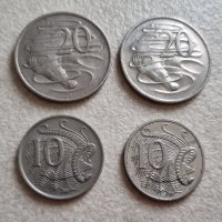Монети. Австралия.  10 ,20 цента . Различни монети., снимка 6 - Нумизматика и бонистика - 39654273