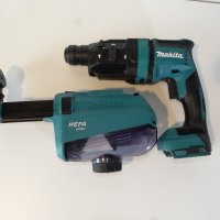  Makita DHR 182 + DX05 - Перфоратор с прахосмукачка - 1.7 J, снимка 3 - Други инструменти - 41673757