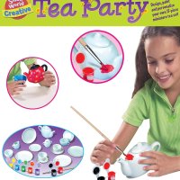 Комплект за рисуване на чаено парти за деца, снимка 5 - Рисуване и оцветяване - 41067909