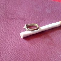 Стар бронзов възрожденски пръстен , ж.к., снимка 3 - Антикварни и старинни предмети - 35801485