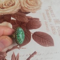 Стар пръстен със зелен камък , снимка 6 - Антикварни и старинни предмети - 35976272