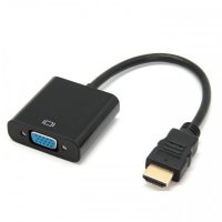 Syncwire HDMI към VGA адаптер, HDMI конвертор, позлатени накрайници, снимка 1 - Кабели и адаптери - 41478666