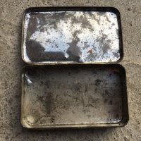 стара метална табакера, кутия за тютюн /цигари/ - GERMANY , снимка 5 - Антикварни и старинни предмети - 38654008