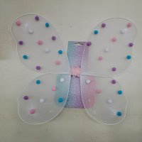 Криле на пеперуда с помпони , Детски костюм, снимка 3 - Други - 39189683