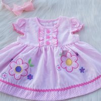 Бебешка рокля 0-3 месеца, снимка 8 - Бебешки рокли - 41671118