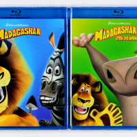Блу Рей Мадагаскар 1 и 2 / Blu Ray Madagascar 1 & 2, снимка 1 - Blu-Ray филми - 44784026