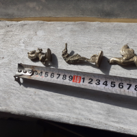 Миниатюрни бронзови фигурки 3 броя - лот 1, снимка 4 - Антикварни и старинни предмети - 44603701