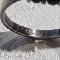 Vintage сребърен пръстен 925 проба , снимка 3 - Пръстени - 44217082
