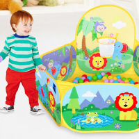 Fisher Price Детски басейн с 25 цветни топчета, снимка 3 - Играчки за стая - 36375624