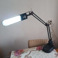 лампа шарнирна,Работна Лампа шарнирна,подвижна, Настолна лампа,за бюро,маса,тезгях,струг,, снимка 5 - Настолни лампи - 44404521