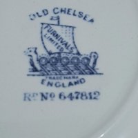 Лот старинни английски порцеланови чинии, снимка 6 - Антикварни и старинни предмети - 38901229