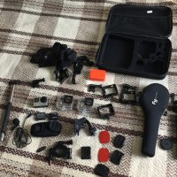 Екшън Камера GoPro Hero 4 Black с 2 батерии и много аксесоари + Гимбъл, снимка 1 - Камери - 41083920