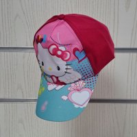Нова детска шапка с козирка Hello Kitty, снимка 2 - Шапки, шалове и ръкавици - 41812345