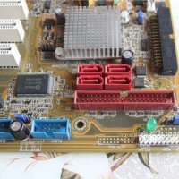 Дънна платка Asus P5B, P965, LGA775, DDR2 + CPU и памет, снимка 7 - Дънни платки - 42732037