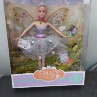 Прелестна кукла Фея с крила и пеперуди Емили - 223188, снимка 2 - Кукли - 41852126