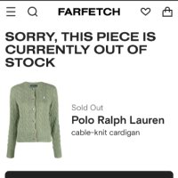 POLO Ralph Lauren Cable Wool / Cashmere Cardigan Knit Womens Size M НОВО! ОРИГИНАЛ! Дамски Пуловер -, снимка 14 - Жилетки - 44459238