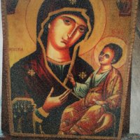 Икона на света Богородица с Младенеца, снимка 3 - Икони - 44291456