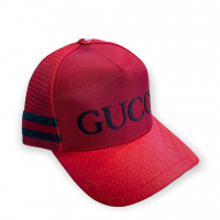 Шапка Gucci Black or Red, снимка 5 - Шапки - 34162385