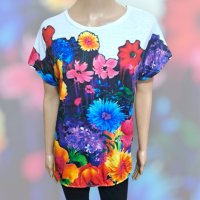 Дамска блуза с ластик - код 926, снимка 1 - Туники - 40975879