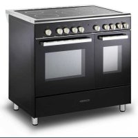 Полупрофесионална електрическа стъклокерамична готварска печка Kenwood CK418SL 90 см Размери 900 x 9, снимка 6 - Печки, фурни - 41334047