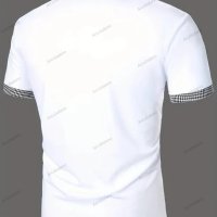 Мъжка лятна тениска с поло с къс ръкав и ревер, 4цвята - 023 , снимка 4 - Тениски - 41482591