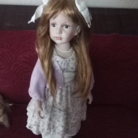 Стара Руска порцеланова кукла , снимка 3 - Кукли - 44667390