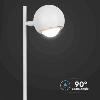 Настолна LED Лампа 6W Бяла Топло Бяла Светлина, снимка 3 - Настолни лампи - 41737530