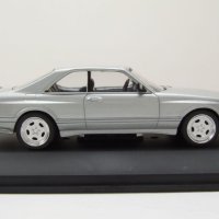 Mercedes 560 SEC AMG Widebody 1990 - мащаб 1:43 на Solido моделът е нов в PVC дисплей-кейс, снимка 4 - Колекции - 42727216