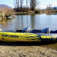 Надуваем двуместен каяк Intex Explorer K2, снимка 2 - Водни спортове - 41820495