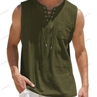 Мъжка модна лятна риза без ръкави, 10цвята - 023, снимка 2 - Ризи - 41690882