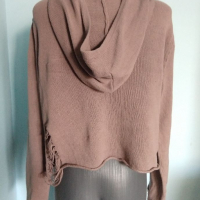 Кроп марков пуловер тип суичър "H&M"® devided / унисайз  , снимка 7 - Блузи с дълъг ръкав и пуловери - 36255491
