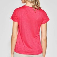 Розова тениска с имотикон от сребристи кабсички , снимка 3 - Тениски - 40380660
