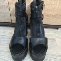 Секси черни обувки MDE на платформа с ток, снимка 8 - Други - 35752418