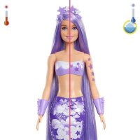 Само сега !!! Куклa Barbie Color Reveal с магическа трансформация - цветна русалка, снимка 4 - Кукли - 36011802