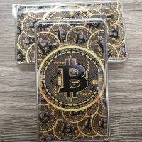 Bitcoin запалка с огледалце на гърба, снимка 3 - Запалки - 34595853