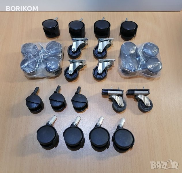 Колелца за шкафове, дивани и бюра, снимка 1