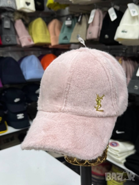 пухени шапки с козирка ysl saint laurent gucci, снимка 1