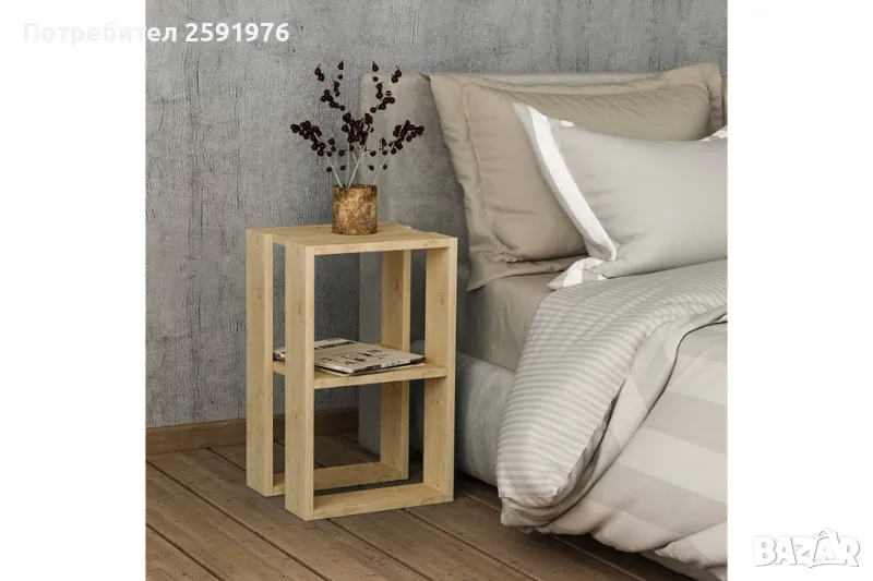 Нощно шкафче Passion 34x30x55cm, Сонома, снимка 1