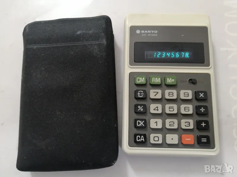 Ретро калкулатор SANYO CX-8136A, снимка 1