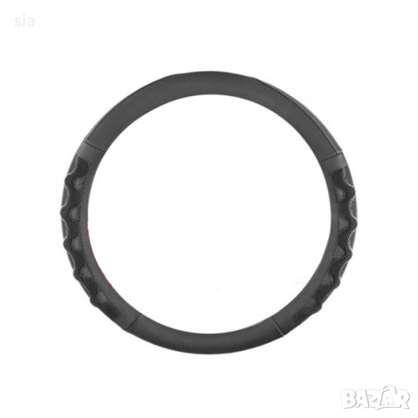 Калъф за волан, 38см- универсален, сив, снимка 1