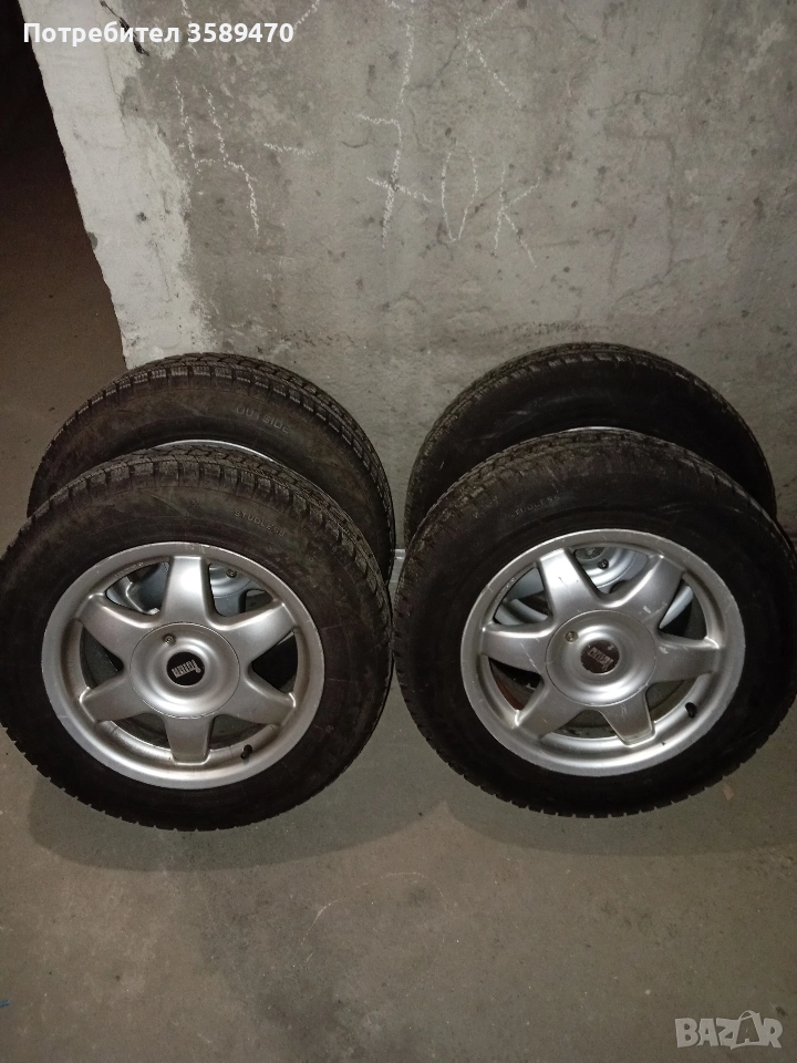 джанти с гуми 5х100/15, снимка 1