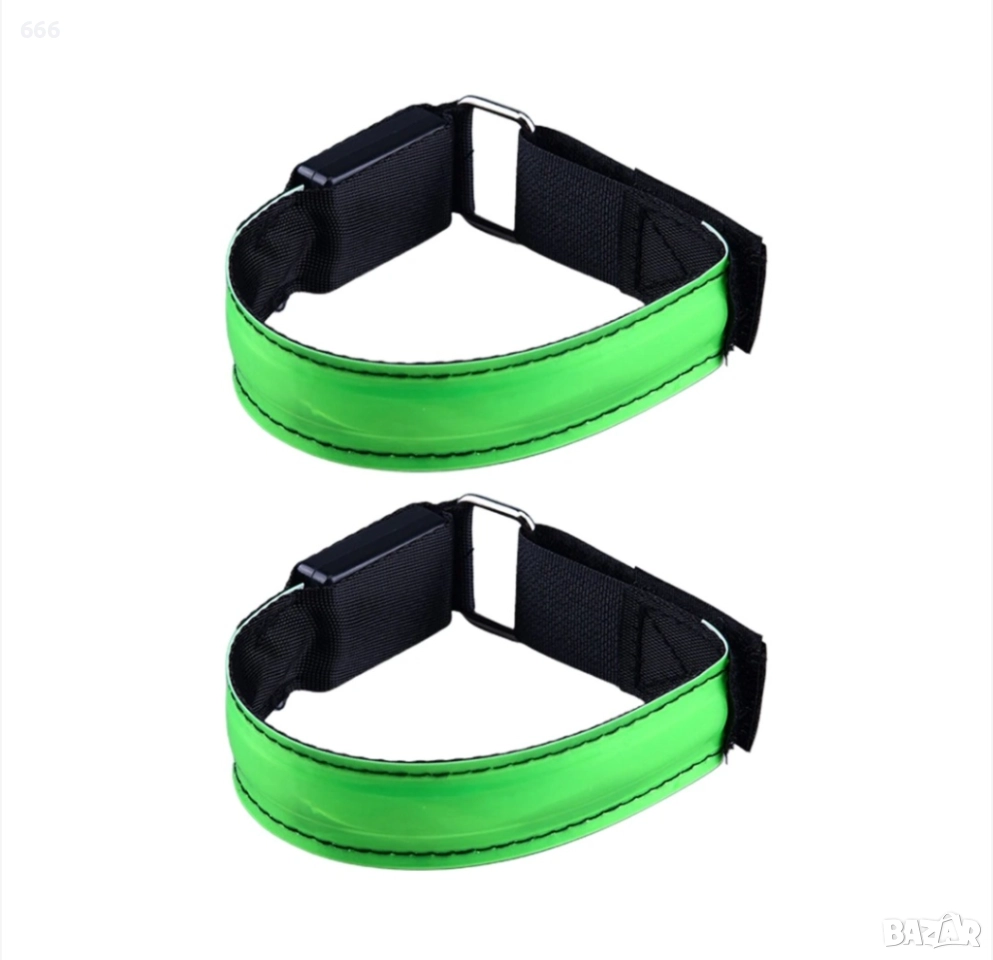 LED лента за ръка USB акумулаторна лента за бягане нощна безопасност бягане велосипедна екипировка, снимка 1