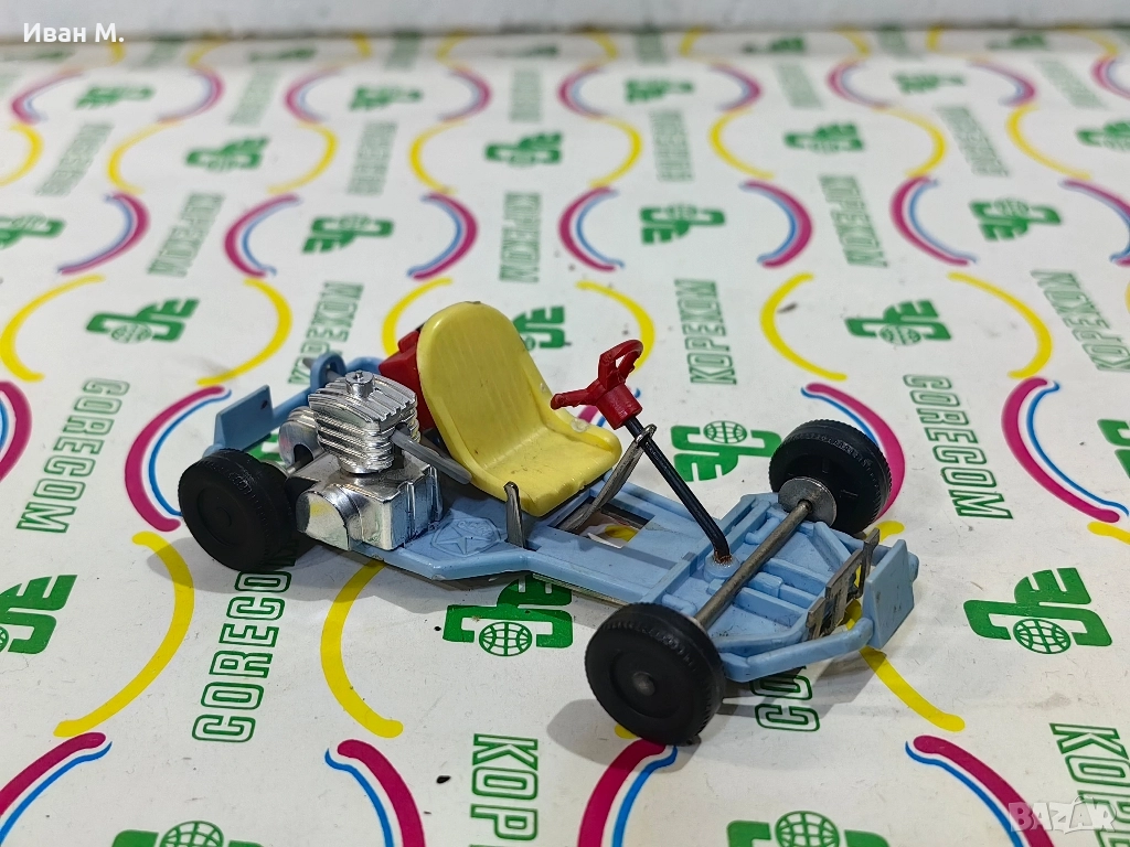 стара руска играчка картинг , снимка 1