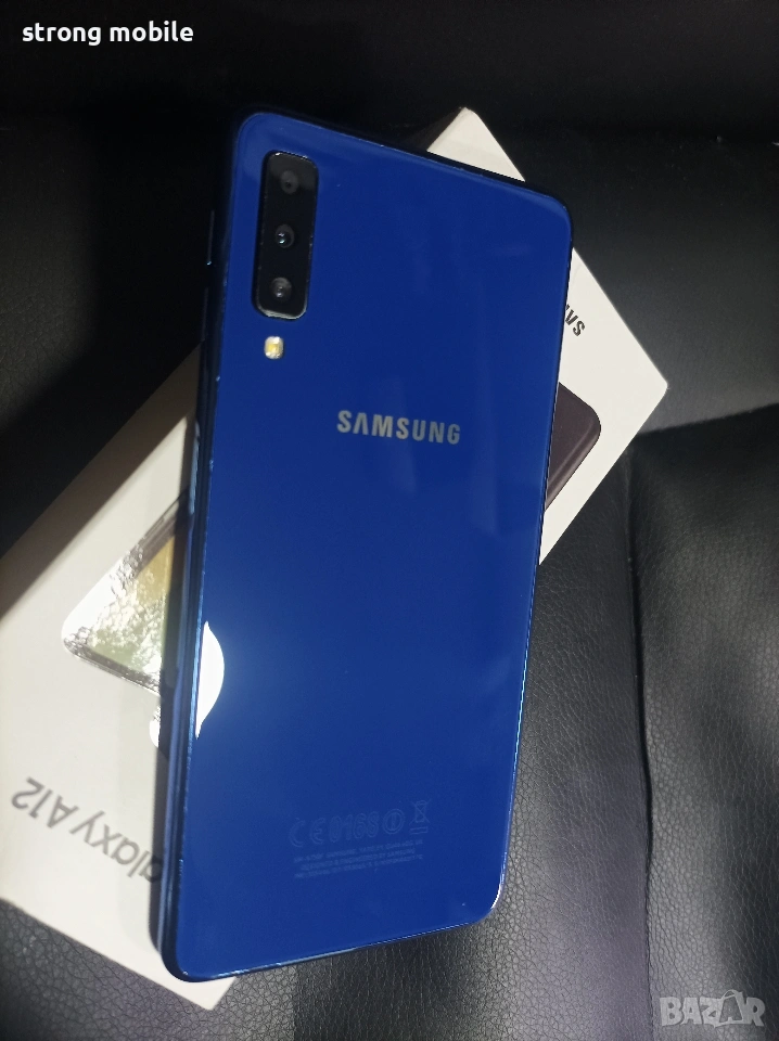 Samsung A7 blue,Гаранция, снимка 1