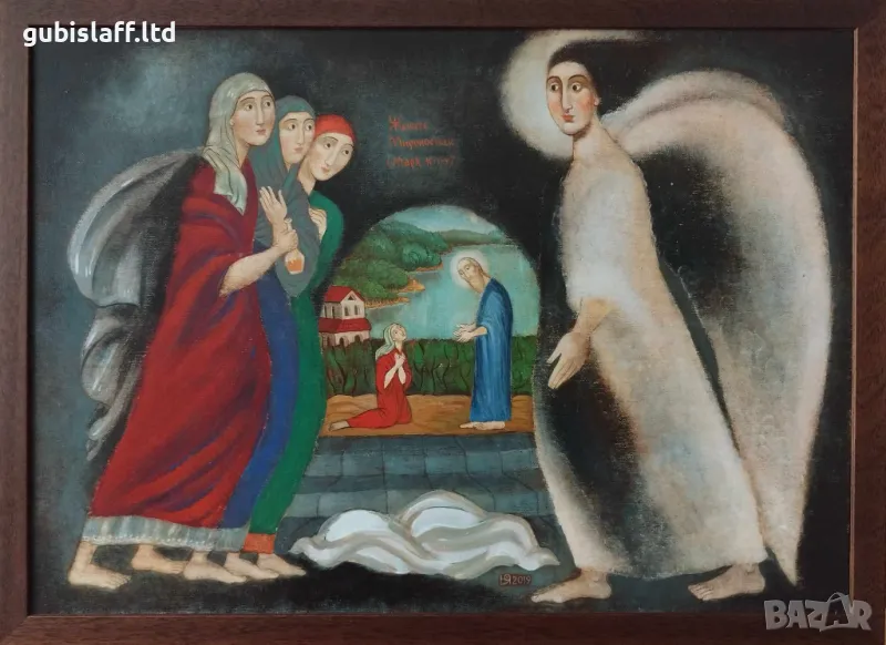 Картина "Мироносици", худ. Юлия Станкова, 2019 г., снимка 1