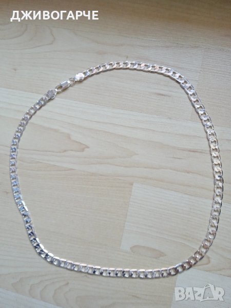 Нов, масивен сребърен ланец за мъж. В подаръчна кутия., снимка 1